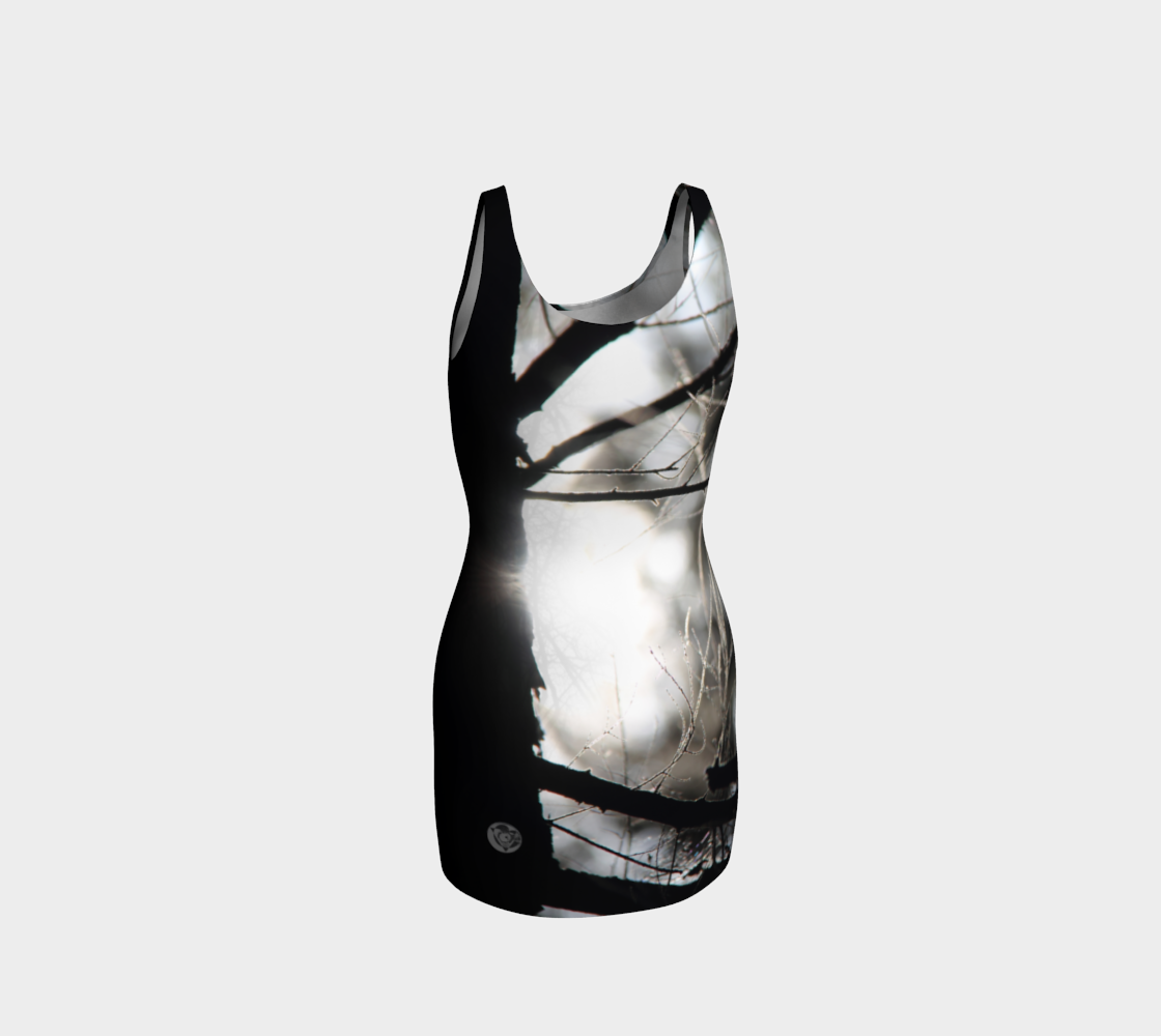 Crow Spirit Animal Dress (B&W)