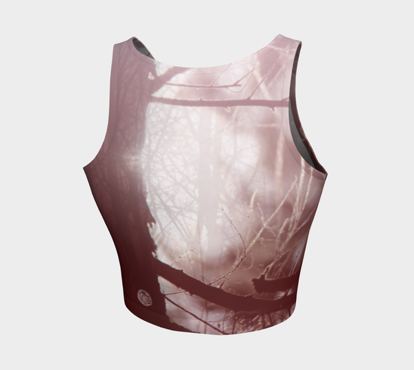 Crow Spirit Animal Yoga Top (red)