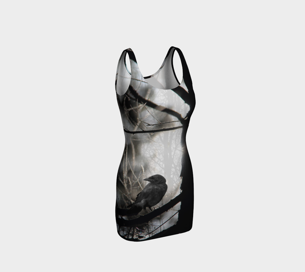 Crow Spirit Animal Dress (B&W)