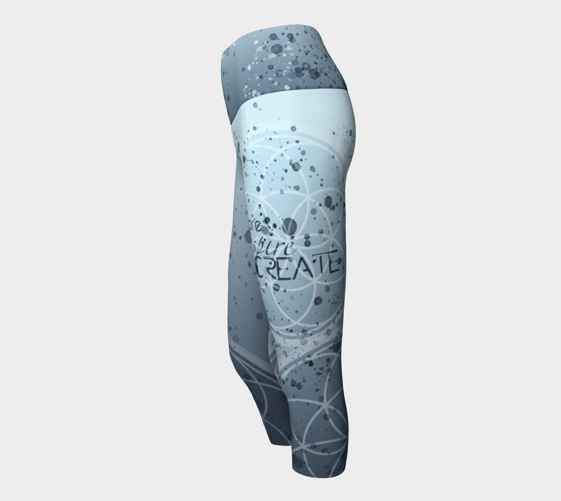EIC Sacred Geo - Yoga Leggings & Capris (blue)