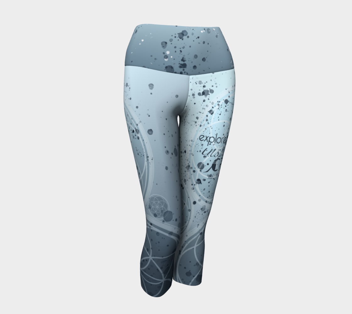 EIC Sacred Geo - Yoga Leggings & Capris (blue)