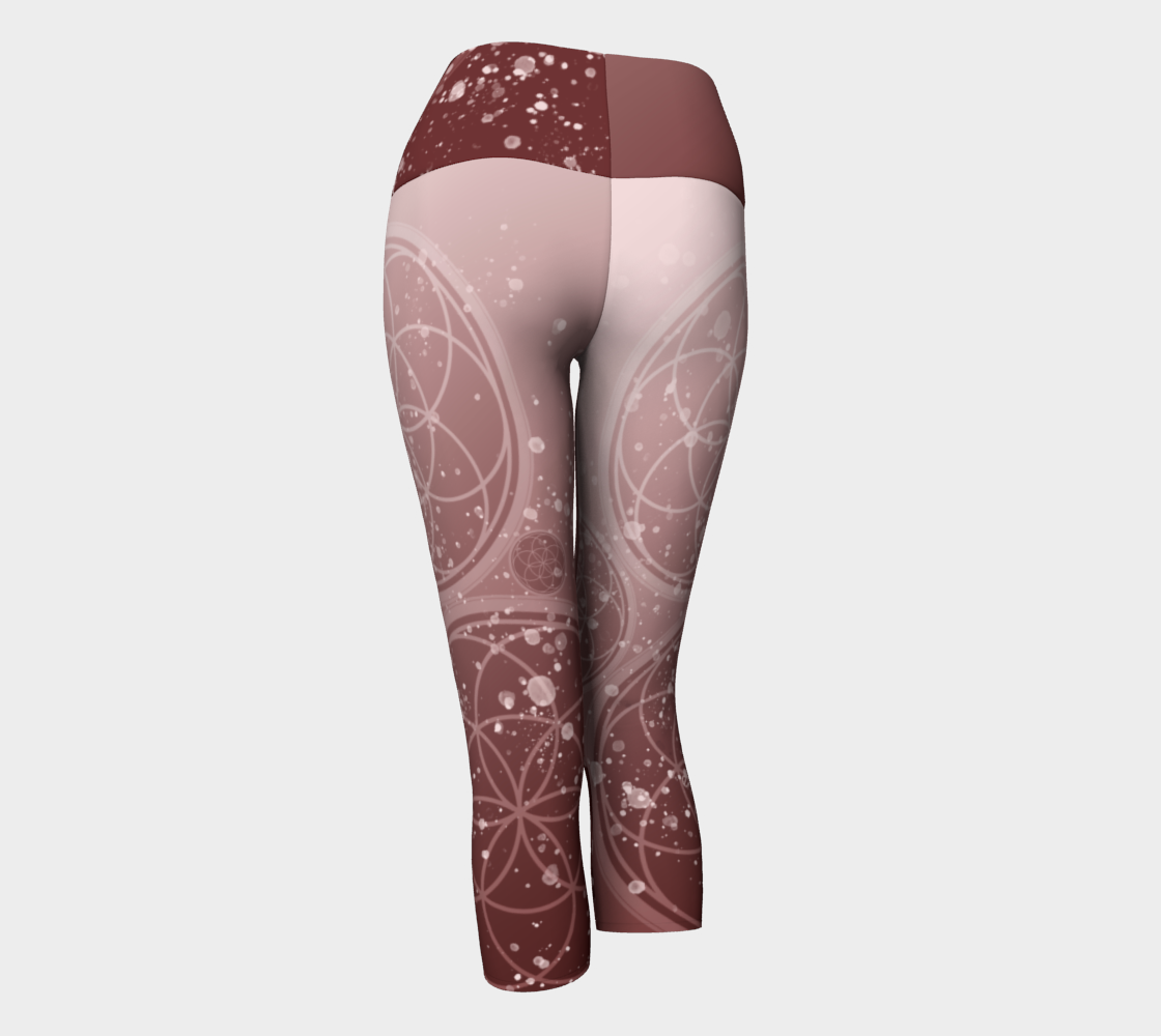 EIC Sacred Geo - Yoga Leggings & Capris (red)