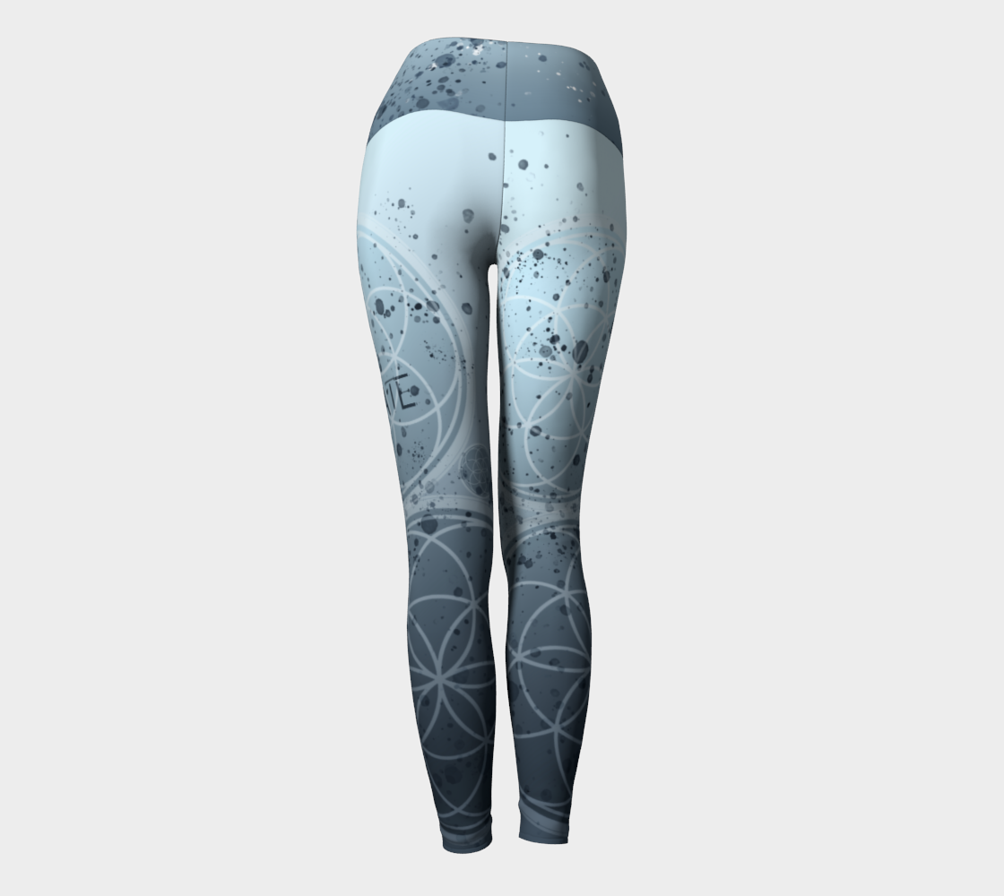 EIC Sacred Geo - Yoga Leggings & Capris (blue)