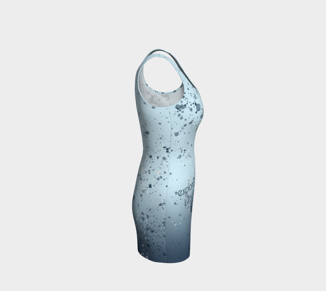 Explore Inspire Create Sacred Geo Dress (blue)