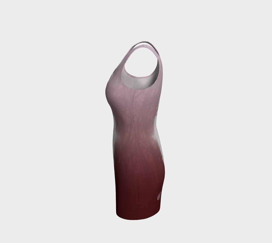 Crow Spirit Animal Dress (red)