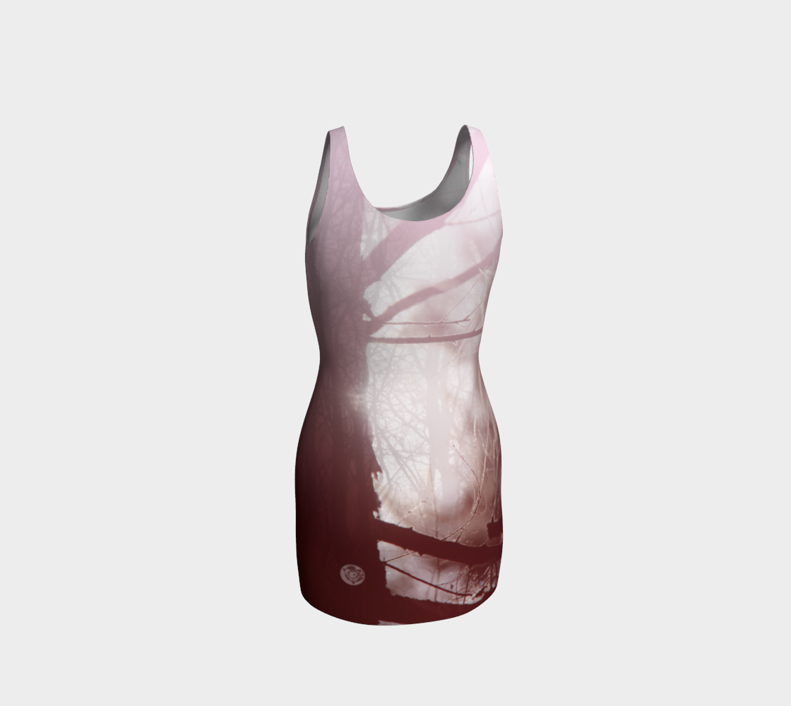 Crow Spirit Animal Dress (red)