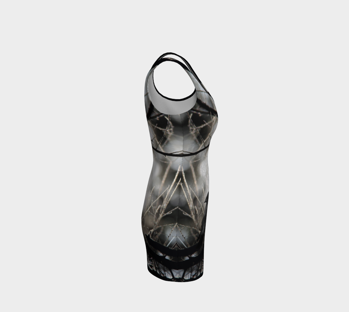 Crow Spirit Animal Dress (B&W)