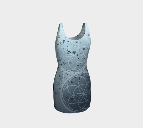 Explore Inspire Create Sacred Geo Dress Two (blue)