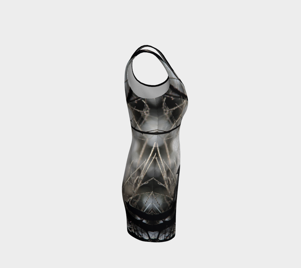 Crow Spirit Animal Dress (B&W)